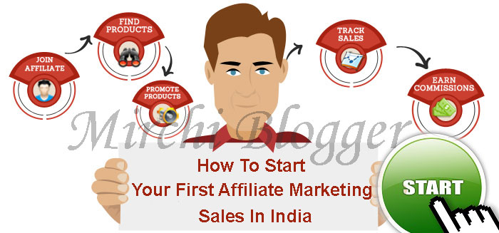 How To Start Your First Affiliate Marketing Sale In India From The Blog