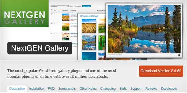 NextGEN WordPress Photo Gallery Plugin Gallery